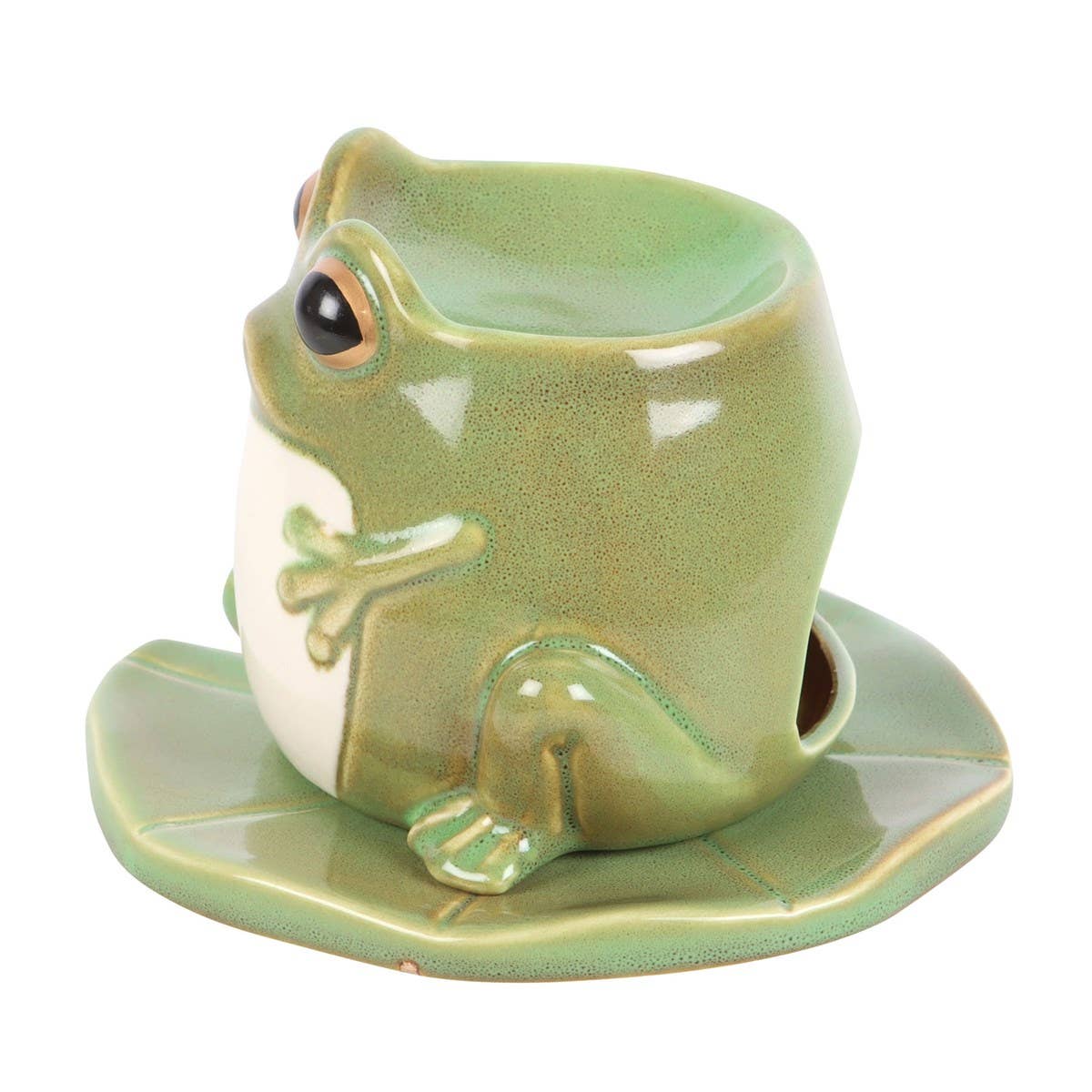 Frog on Lily Pad Tealight Wax Warmer