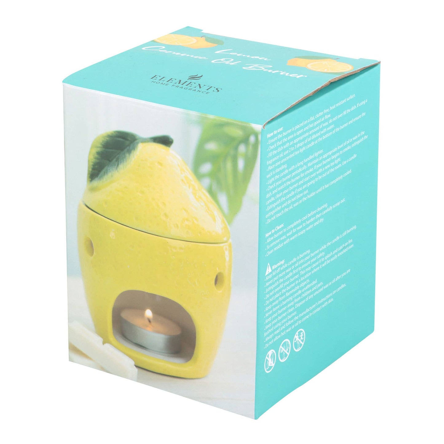 Yellow Lemon Tealight Wax Warmer