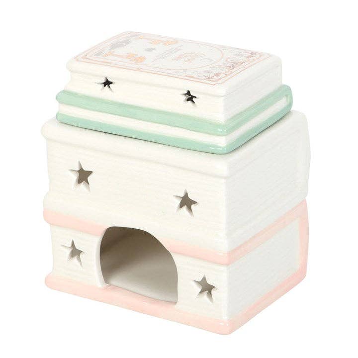 Book Stack Tealight Wax Warmer