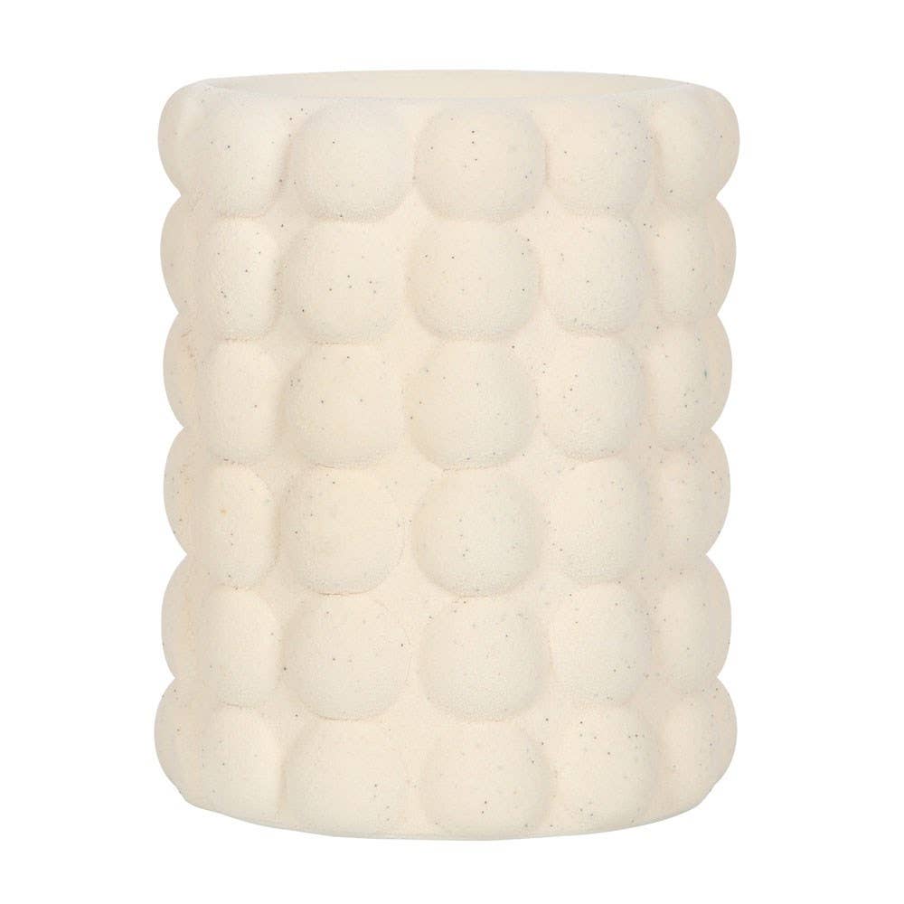 Cream Speckle Bubble Tealight Wax Warmer