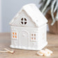 White Christmas Gingerbread House Tealight Wax Warmer