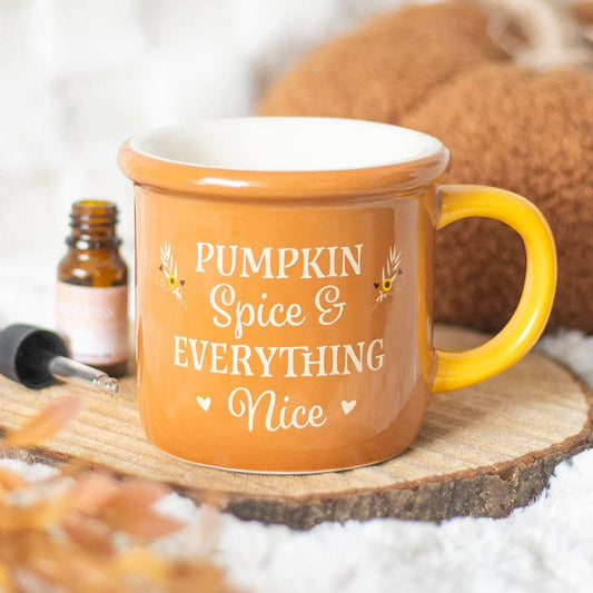 Pumpkin Spice Mug Autumn Oil Burner and Wax Warmer