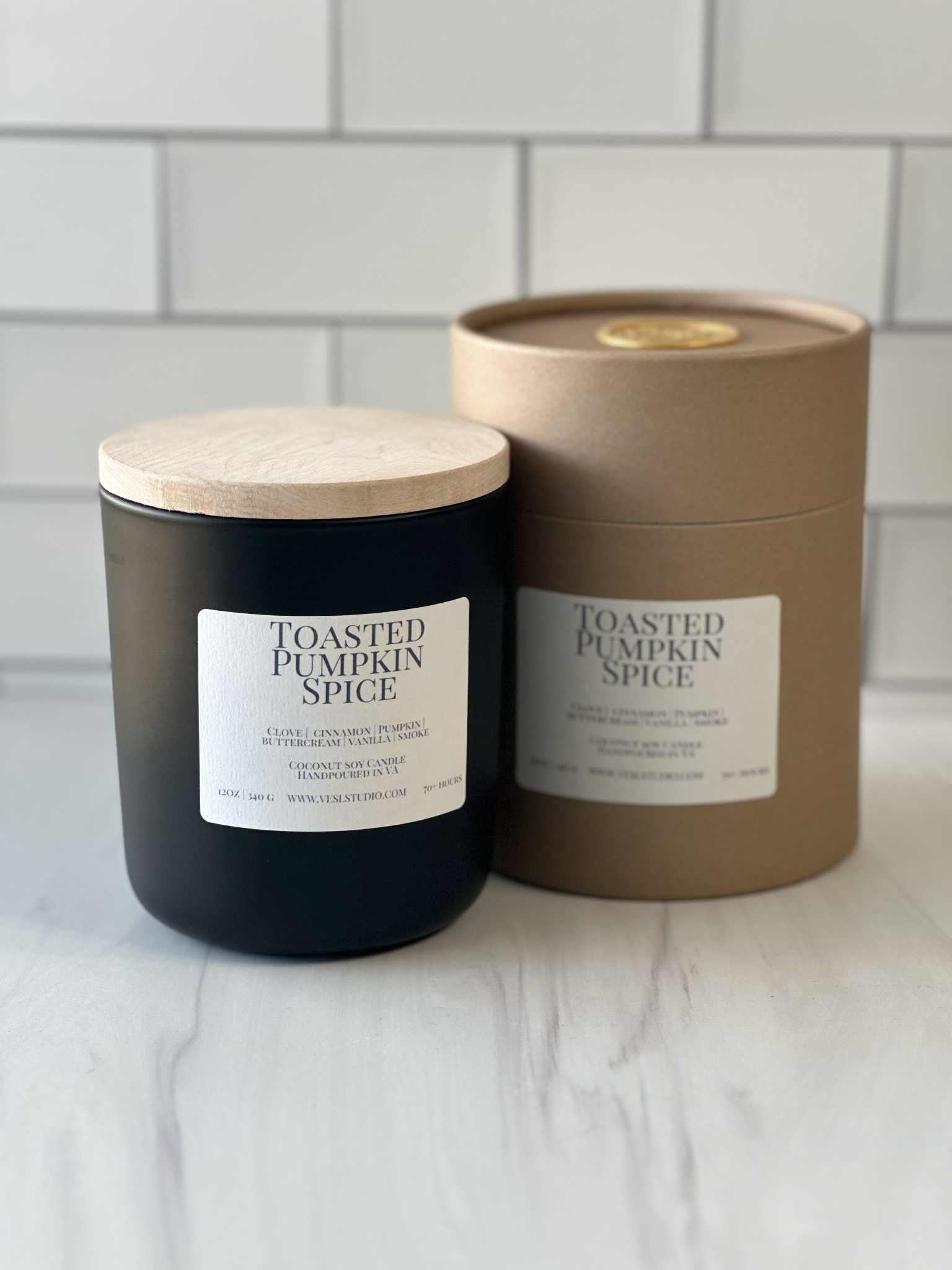 12oz Deluxe Coconut Soy Candle – Hand Poured image 1