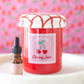 Cherry Jam Jar Tealight Wax Warmer