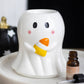 Candy Corn Ghost Halloween Oil Burner and Wax Warmer