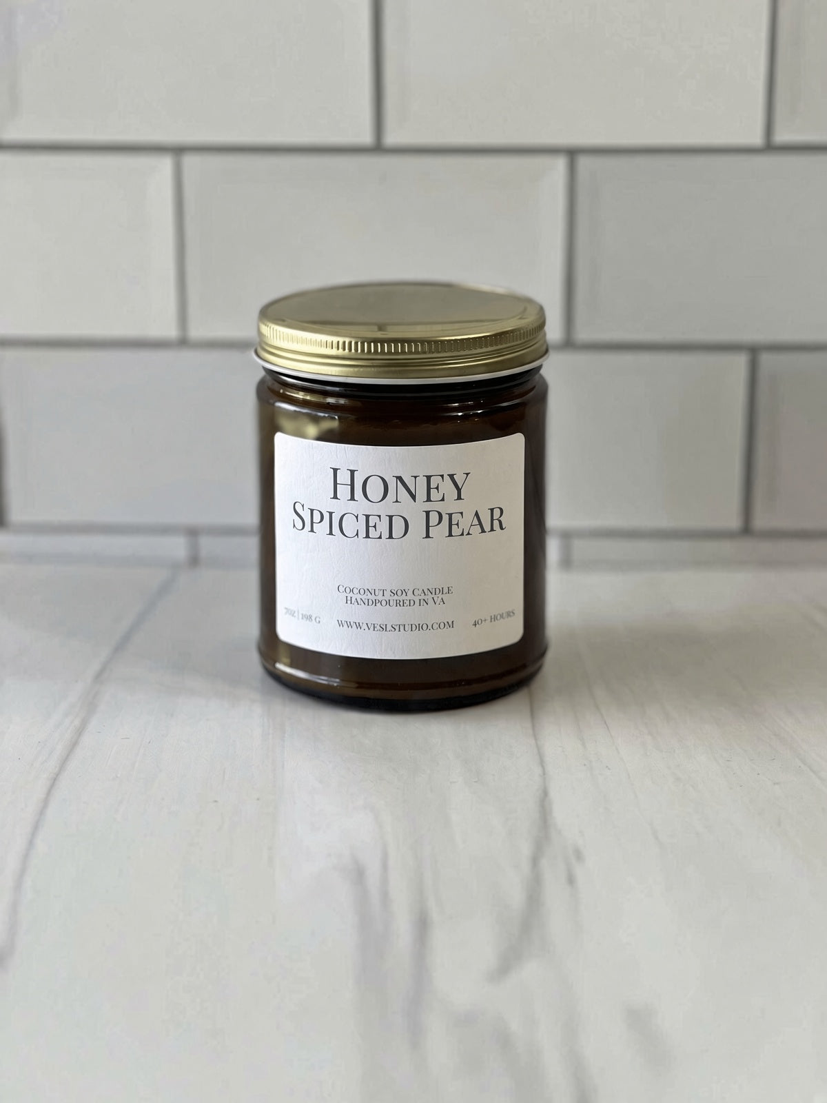 Coconut Soy Candle, 7 oz | Wooden Wick, Hand-Poured in Stafford VA