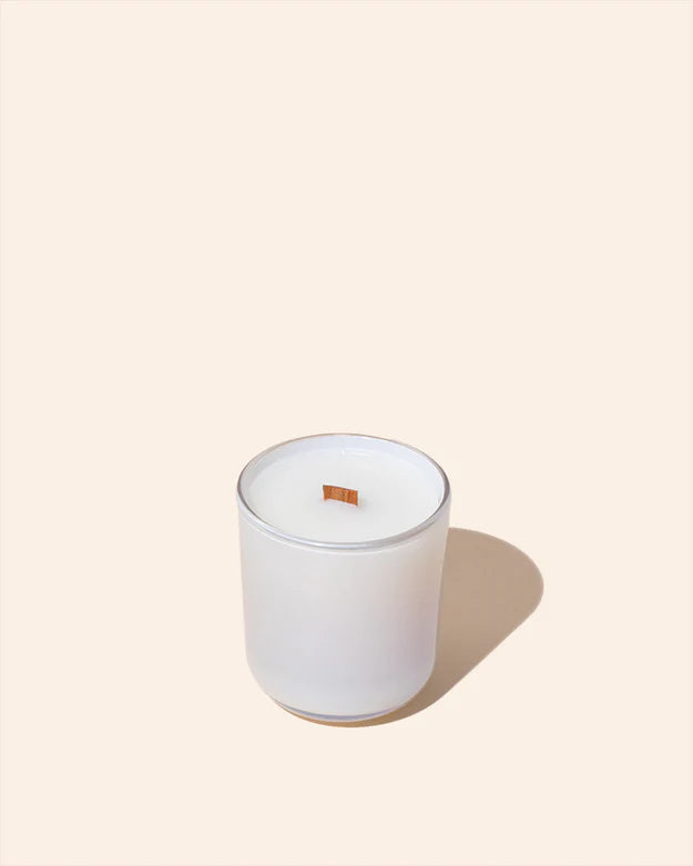 Mini coconut soy candle in travel size, Vesl Studio, Stafford Virginia