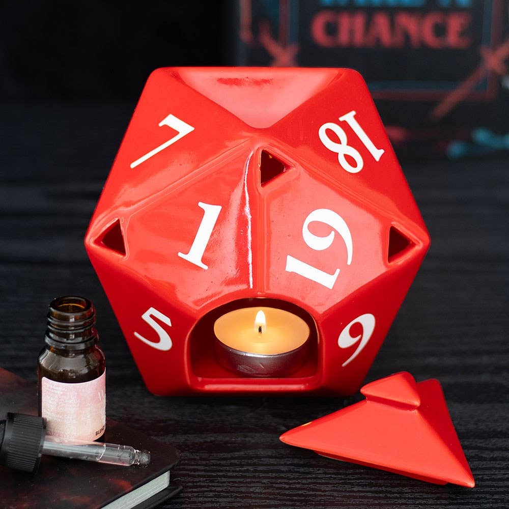 D20 Gaming Dice Shaped Oil Burner/Wax Warmer