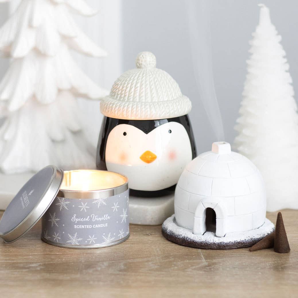 Winter Penguin Oil Burner
